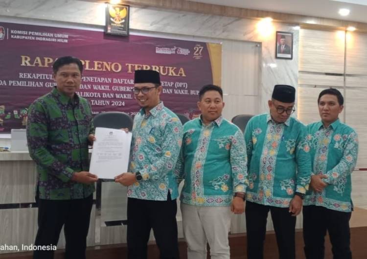 KPU Inhil Tetapkan 514.106 DPT, Tersebar di 1.558 TPS