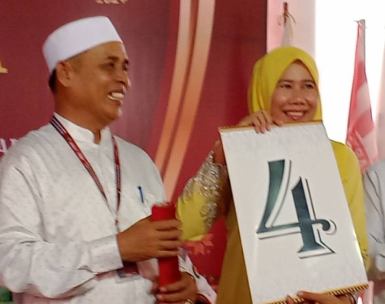 Paslon Herman-Yuliantini Dapat Nomor Urut 4: HEBAT, Membangun Inhil Lebih Baik