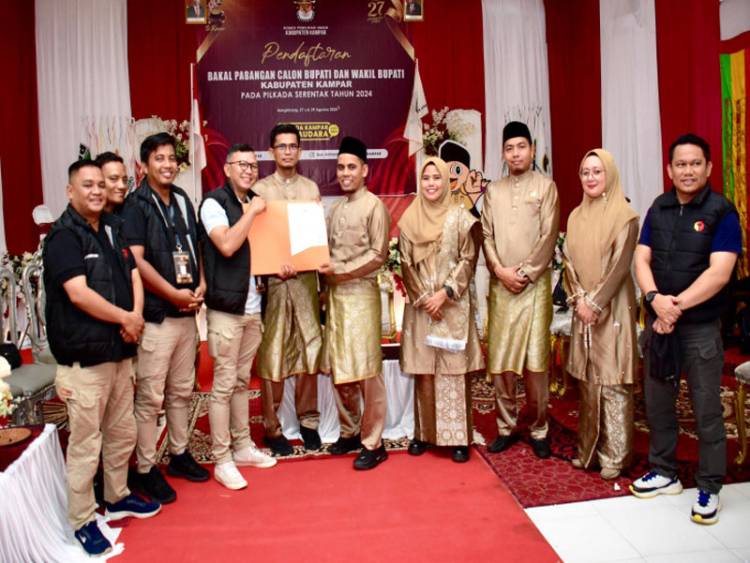 KPU Nyatakan Penuhi Syarat, Ini 4 Paslon yang akan Bertarung di Pilbup Kampar 2024-2029
