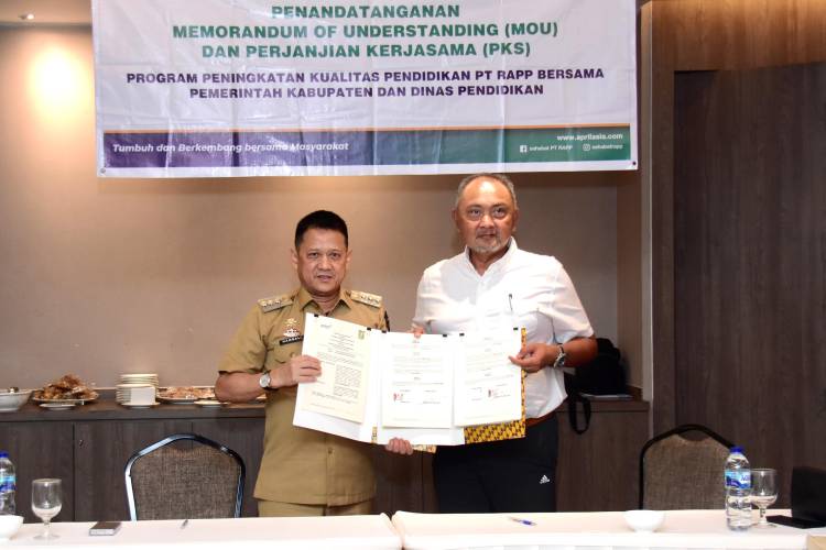 Tingkatkan Kualitas Pendidikan, Pemkab Kampar dan RAPP Jalin Kerja Sama Program School Improvement