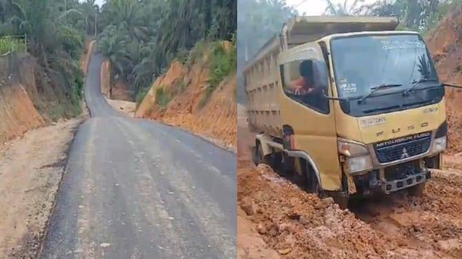 Keluhkan Jalan Desa Sitiang Rusak Parah, Bupati Suhardiman Amby Insruksikan Dinas PUPR Segera Diperbaiki