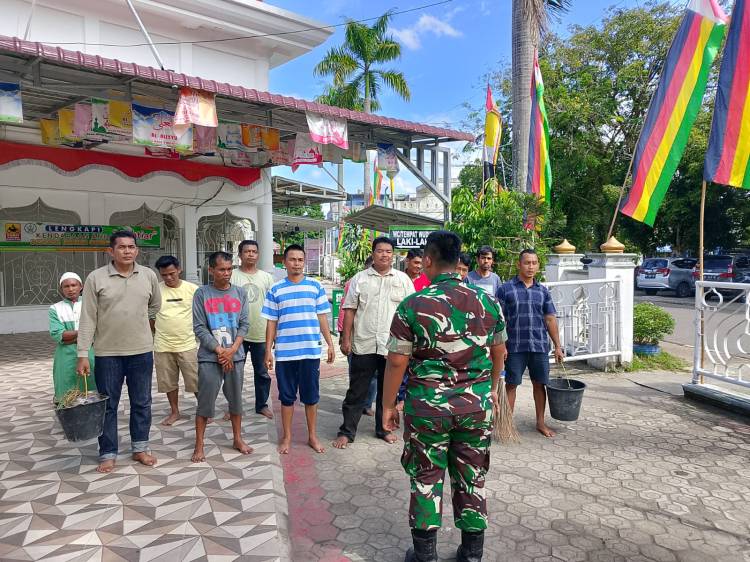 Kodim 0302 Inhu-Kuansing dan Koramil 02 Teluk Kuantan Gerebek Lokasi Sabung Ayam di Sentajo Raya