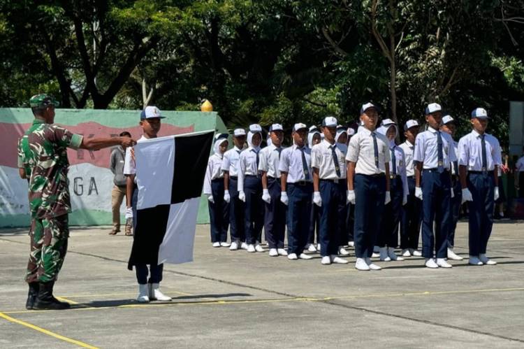 Sempena HUT TNI ke 79, Koramil 0321- 05/RM Sukses Antarkan Sekolah Binaan Juara II dan III Lomba PBB Tingkat Kodim 0321/Rohil