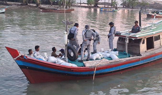 Bakamla RI Babel Bongkar Praktik Ilegal Kolektor Pasir Timah