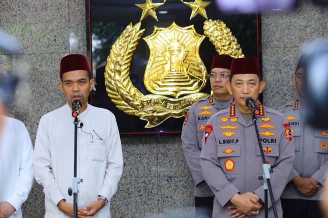 Ustadz Abdul Somad: Toleransi dan Amanah Jadi Pondasi Kebersamaan Polri dan Masyarakat