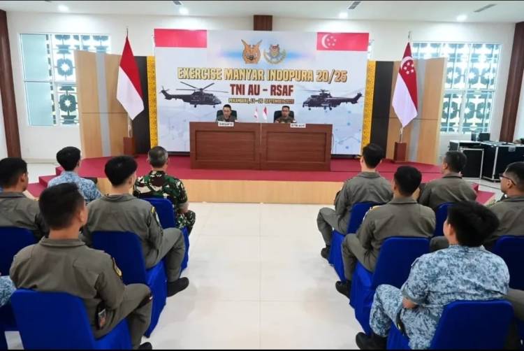 TNI AU dan RSAF Singapore Latma di Lanud RSN
