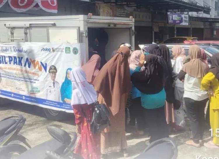 Mobil Pak AMAN Beroperasi Tiap Hari, Pangan Murah Berkualitas