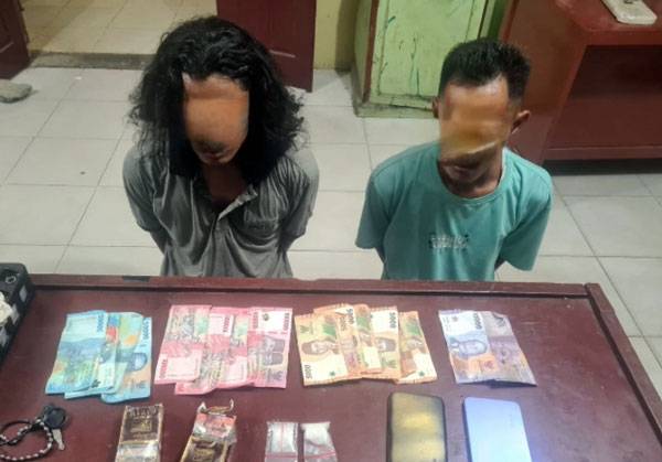 Polsek Kandis Bekuk Dua Pengedar Shabu, Sita 8,47 Gram Barang Bukti