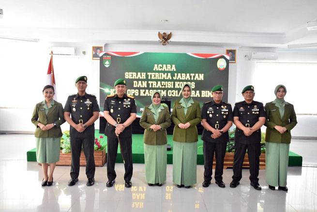 Danrem 031/WB Pimpin Sertijab Kasiops Kasrem 031/WB 