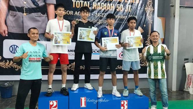 Herman Pelani Badminton Friendly Match 2026: Doddy dan Hafis Keluar sebagai Juara Executive