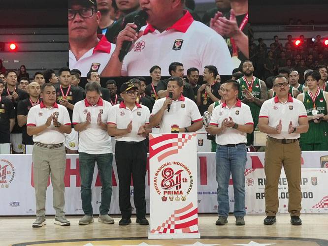 Irjen TNI Tutup Turnamen Bola Basket Piala Panglima TNI Tahun 2026