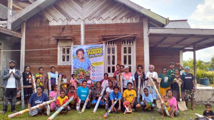 Tokoh Adat Perempuan Nduga Dorong Masyarakat Wujudkan Ketahanan Pangan Mandiri