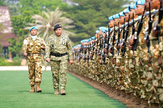 Satgas BGC TNI Konga 39-H MONUSCO Siap Laksanakan Misi PBB di Kongo