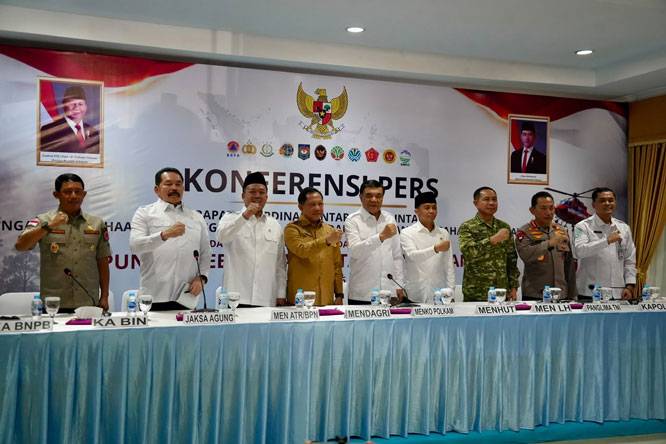 TNI Bersama Pemerintah Perkuat Penanggulangan Karhutla