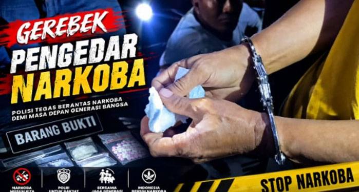 Polresta Pekanbaru Gerebek Empat Pengedar Narkoba di Kampung Terendam, 2,74 Gram Sabu dan Happy  Five Disita