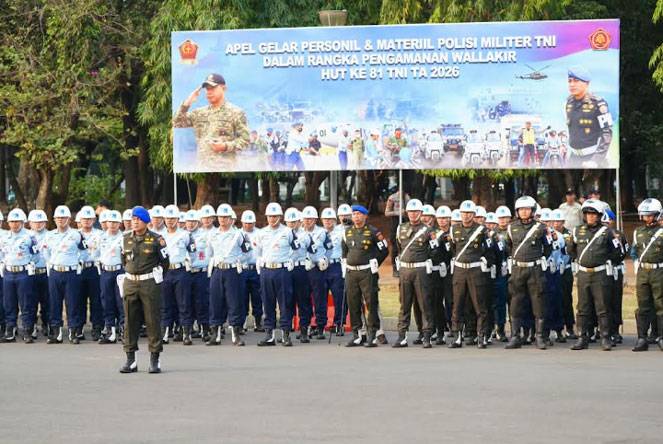 Jelang HUT ke-81 TNI, Puspom TNI Perkuat Kesiapan Pengamanan Wallakir