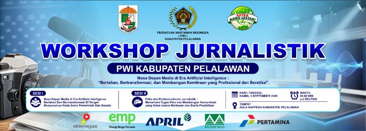 PWI Pelalawan Gelar Workshop, Bahas Masa Depan Media di Era AI
