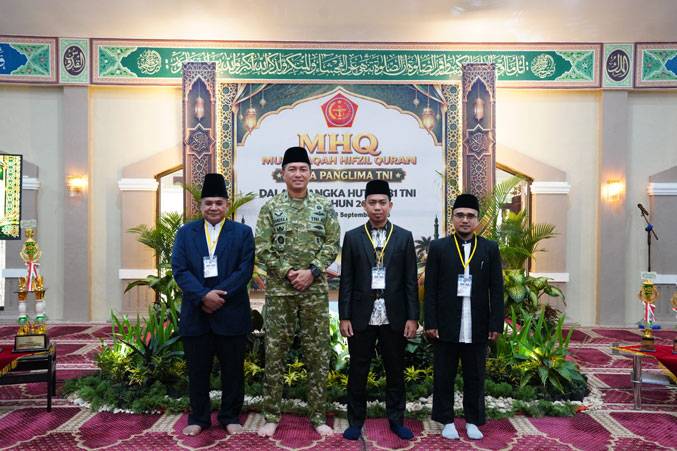Kapusbintal TNI Buka MHQ Piala Panglima TNI