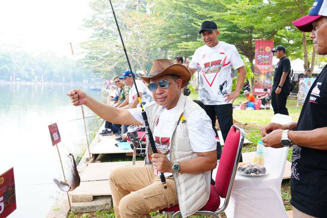Mancing Bareng Panglima TNI, Strike Nusantara Semarakkan HUT ke 81 TNI