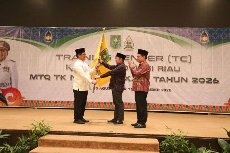 56 Kafilah Riau XXXI Tahun 2026 Semarang Dilepas, Bonus Rp200 Juta Menanti