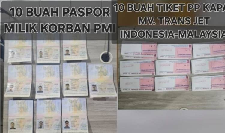 Pengiriman 10 PMI Ilegal Melalui Tanjung Harapan Selatpanjang Digagalkan