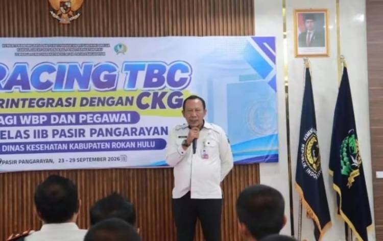 Lapas Pasir Pengaraian dan Dinkes Rohul Gelar Tracing TBC serta Cek Kesehatan Gratis