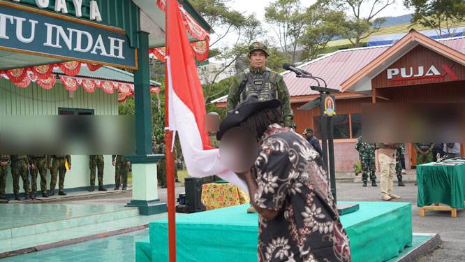 Empat Anggota OPM Serahkan Senjata dan Kembali ke Pangkuan Ibu Pertiwi