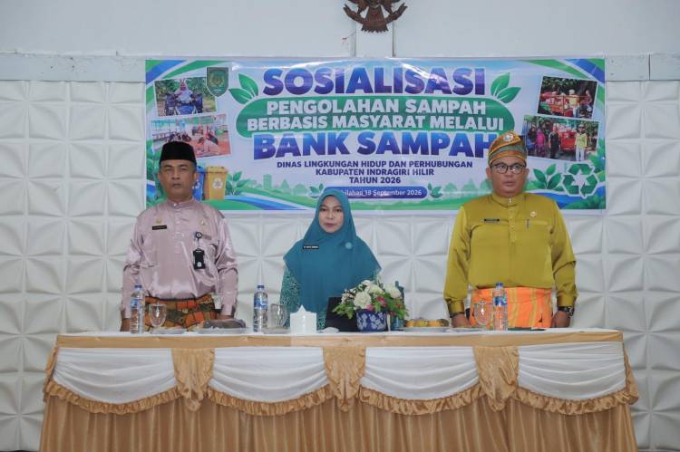 Bank Sampah Didorong Jadi Gerakan Nyata di Tengah Masyarakat Inhil