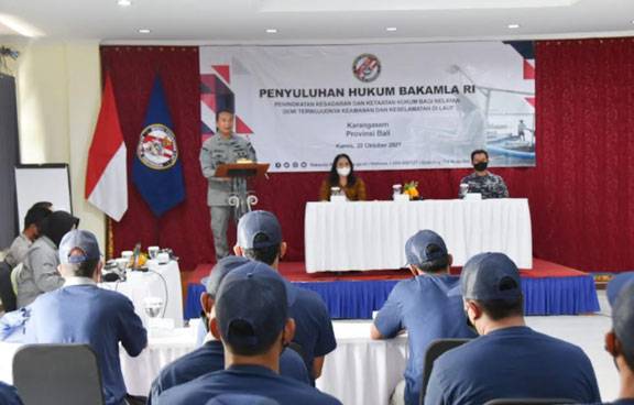 Bakamla RI Gelar Penyuluhan Hukum Laut Bagi Rapala Bali