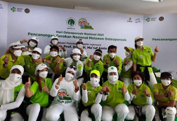 Wapres Ma'ruf Amin Canangkan Gerakan Nasional Melawan Osteoporosis Bersama Perwatusi