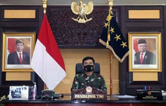 Pimpin Rapat Internal, Panglima TNI Perintahkan Jajaran Waspadai Potensi Lonjakan Covid-19