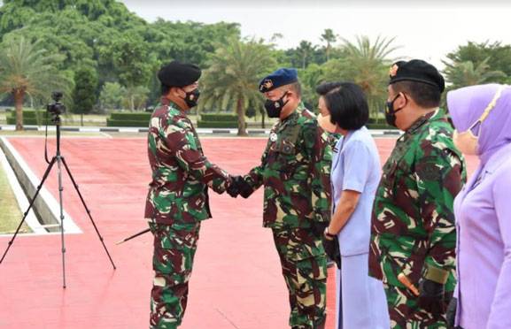 Panglima TNI Terima Laporan Korps Kenaikan Pangkat 60 Perwira Tinggi