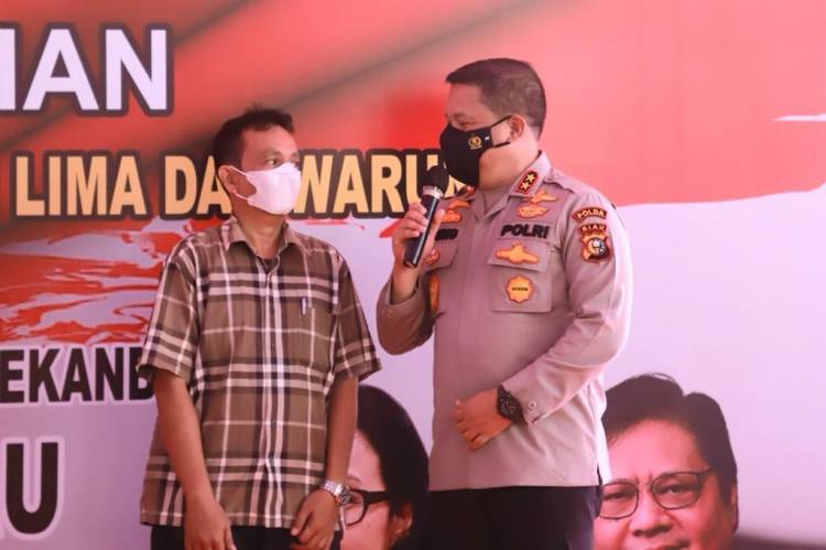 Penyaluran BTP Kaki Lima dan Warung di Polresta Pekanbaru, Salurkan Dana Rp 2,6 M ke 2.233 Penerima