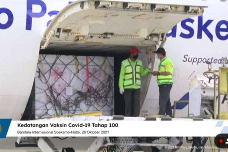 1 Juta Dosis Vaksin Sinovac Hibah China Kembali Tiba di Indonesia