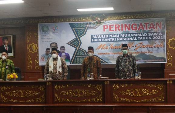 Launching Ma'had Virtual, UIN Suska Riau Taja Peringatan Maulid Nabi dan Hari Santri