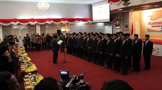 507 Panwascam di 12 Kabupaten Kota Se-Riau Dilantik, Ini Pesan Ketua Bawaslu Riau