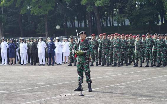 Prajurit dan PNS Mabes TNI Peringati Hari Sumpah Pemuda Ke-94
