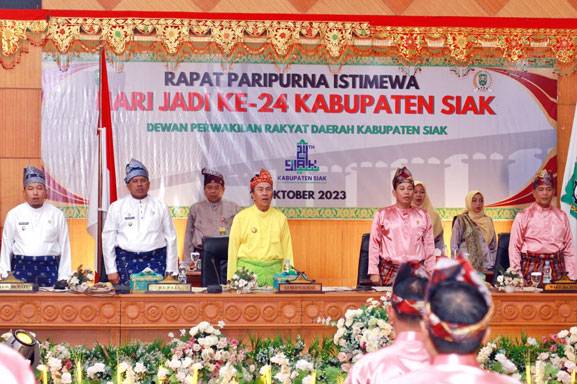 Bupati Alfedri: Hari Jadi Kabupaten Siak ke-24 Momentum Evaluasi Hasil Pembangunan