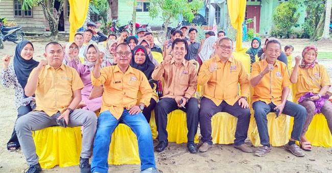 Hujan, Diklat Saksi TPS Hanura di Pujud Tetap Lancar