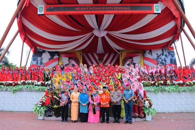 Bupati Kasmarni Kukuhkan Bunda PAUD Kecamatan, Desa dan Kelurahan se-Kabupaten Bengkalis