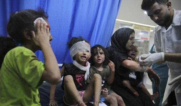 Biadab! Rumah Sakit Gaza Dihantam Rudal, 500 Orang Tewas