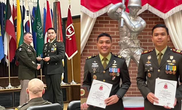 Dua Perwira TNI AD Ukir Prestasi Internasional di Amerika Serikat