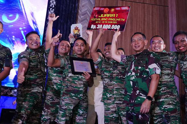 Panglima TNI Hadiri Battle of the Band Festival TNI dan Pengamen Jalanan