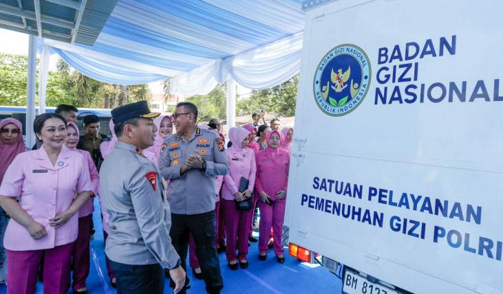 Kapolda Riau Irjen Pol Herry Heryawan Resmikan Dapur Satuan Pelayanan Pemenuhan Gizi