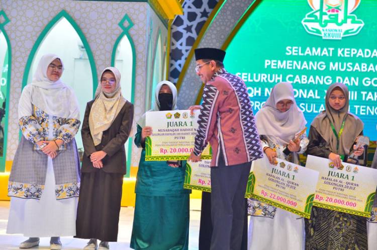 Kafilah Riau Sabet Tiga Gelar Terbaik I di STQH Nasional XXVIII Kendari 2025