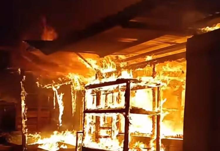 Pasar Rakyat Tembilahan Terbakar, 400 Kios Ludes