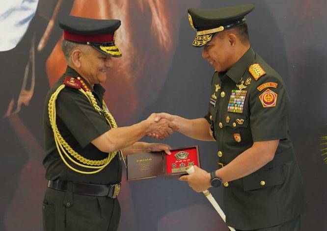 Perkuat Hubungan Pertahanan, Panglima TNI Terima Kunjungan Pangab India