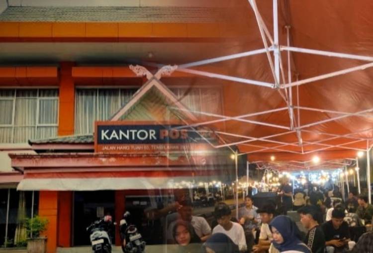 Akses Jalan Ditutup untuk Pasar Angkringan Malam, Kantor Pos Tembilahan Sampaikan Keberatan ke Pemda Inhil