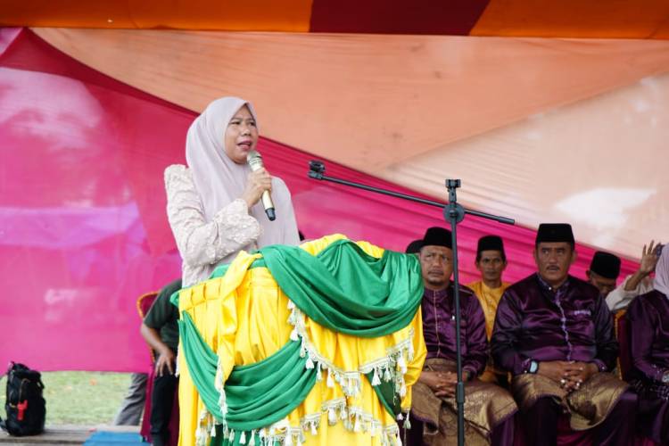 Wabup Inhil Buka MTQ ke-55 Tingkat Kecamatan Mandah