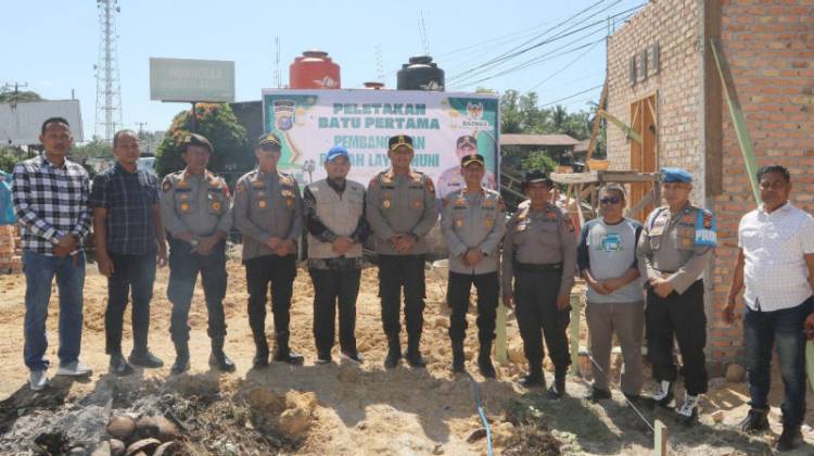 Polsek Kandis Gelar Peletakan Batu Pertama Rumah Layak Huni, Cek Bank Pohon, dan Tanam Jagung Pipil 2 Hektare